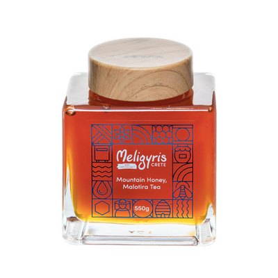 Mountain Tea Honey, Malotira – Cretan Raw Honey, 550gr