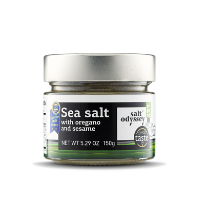 Organic Sea Salt With Oregano And Sesame, 150gr