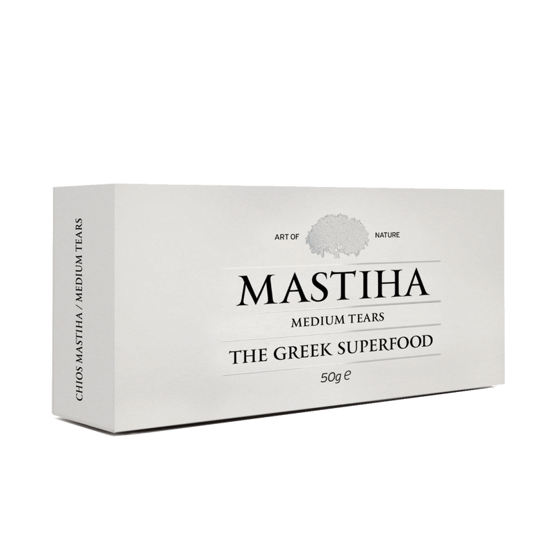 Mastic gum of medicinal quality. Natural Superfood Mastiha Medium Tears by Grecian Purveyor. Buy mastic gum online in Australia.