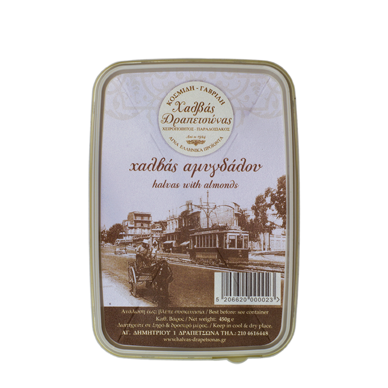 Best halvas drapetsonas classic with vanilla and almonds by Grecian Purveyor. Buy online and delivery to Sydney, Melbourne, Adelaide, Perth and Canberra Edit alt text Edit alt text