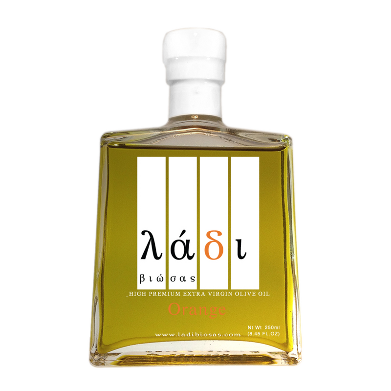 Organic Agrumato Orange Pressed Extra Virgin Olive Oil - Ladi Biosas, Kalamata
