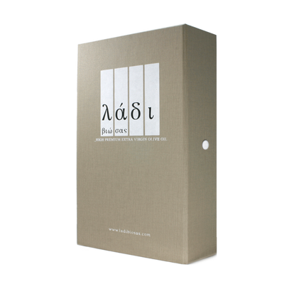 Handmade Giftcase, First Harvest Extra Virgin Olive Oil - Ladi Biosas, Kalamata