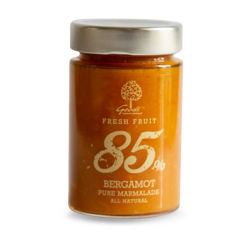 Premium Pure 85% Fresh Bergamot Marmalade - Geodi Superior quality bergamot marmalade based on traditional recipes with a minimum of 85% fruit per 100gr!
