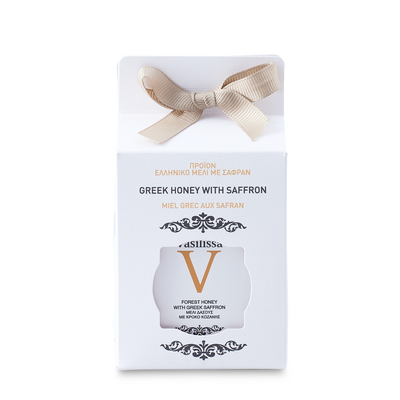 Vasilissa Wild Forest Honey With Greek Red Saffron
