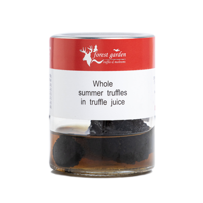 Whole Black Truffles in real truffle juice, 50gr