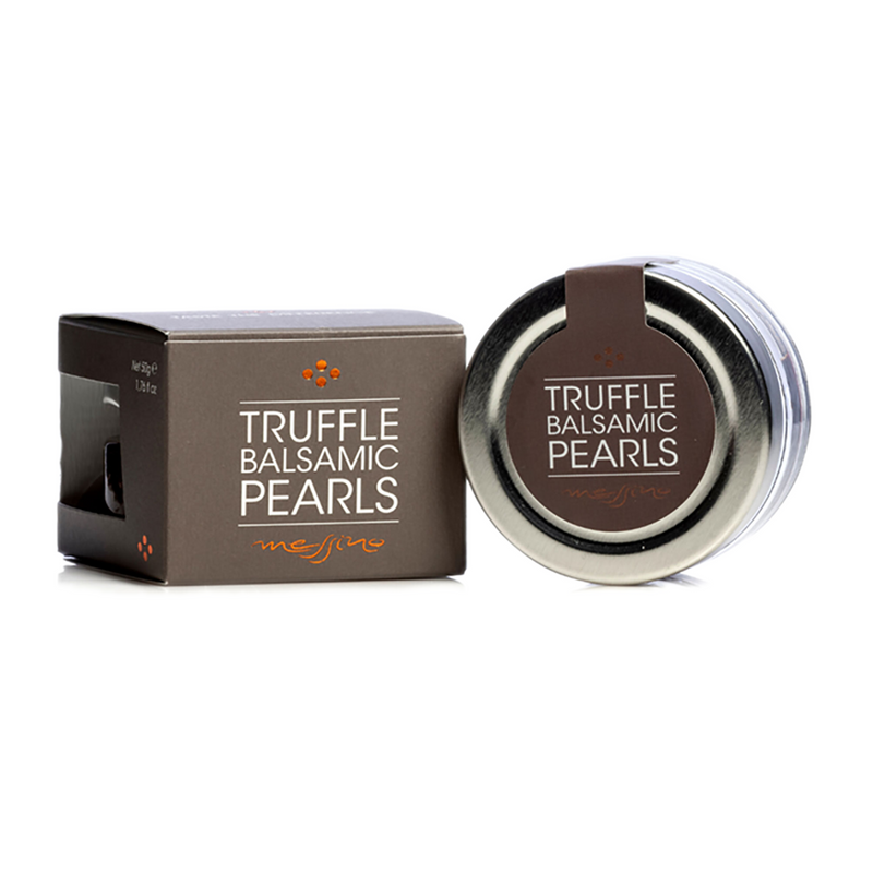 Truffle balsamic pearls of exquisite quality made from aged balsamic vinegar. A high-end and premium gourmet product perfect for those with discerning tastes! Buy online for delivery to your door anywhere in Australia.
