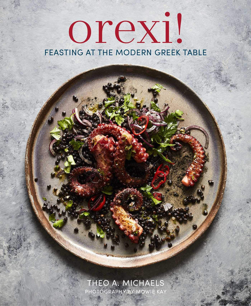 Orexi cookbook by Theo A. Michaels. A greek cookbook and greek products by Australia's gourmet grocer Grecian Purveyor. Best greek products.