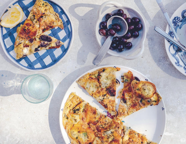 Greek Omelette Recipe | Froutalia From "A Seat At My Table" Cookbook