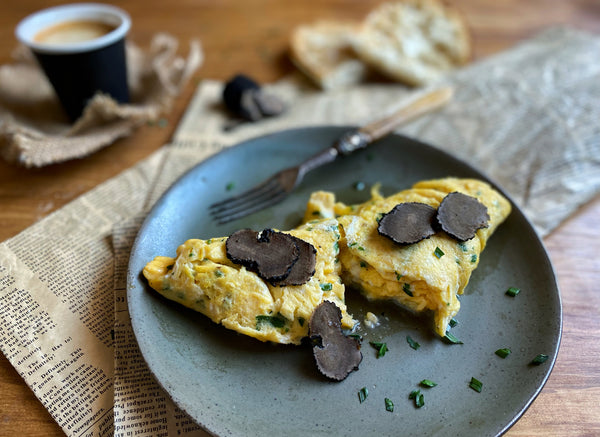 Omelette With Shaved Truffle Recipe. Buy the best truffles in Australia.
