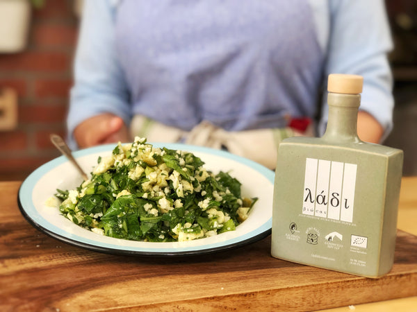 Grecian Purveyor William Dachris is delighted to introduce you to chef Alexia and host her delicious vegan recipe using our very own Ladi Biosas extra virgin olive oil all the way from Miami, USA.