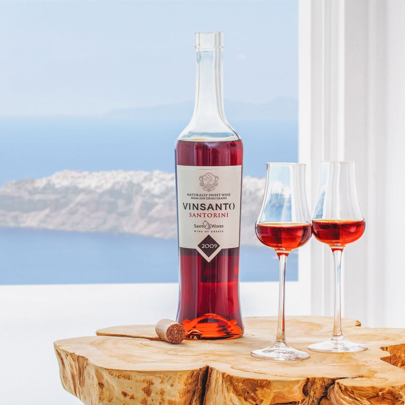 Santorini Vinsanto (PDO) Dessert Greek Wine | Grecian Purveyor