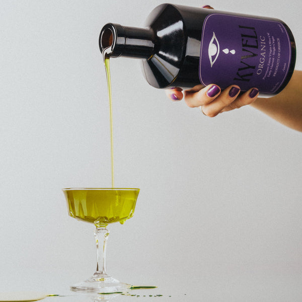 Kyveli organic olive oil from Greece. Buy the best quality olive oils in Australia by Grecian Purveyor, the original Greek providore. 