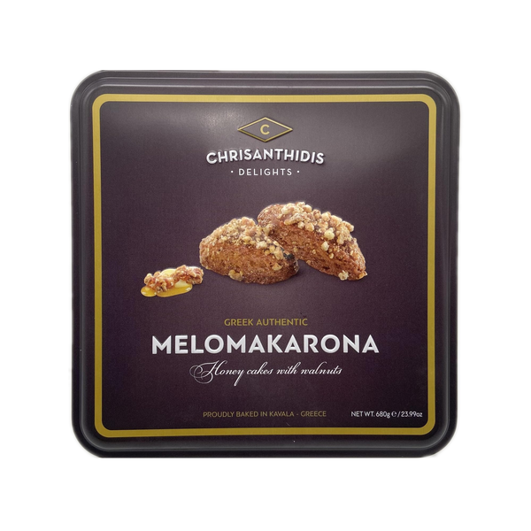 Handmade Melomakarona - Greek Christmas Cookies with Honey & Walnuts, 680gr
