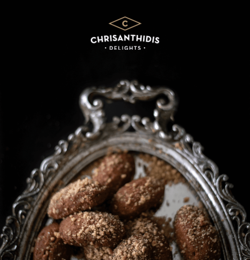 Handmade Melomakarona - Greek Christmas Cookies with Honey & Walnuts, 680gr