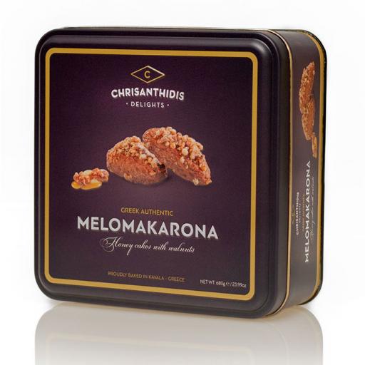 Handmade Melomakarona - Greek Christmas Cookies with Honey & Walnuts, 680gr
