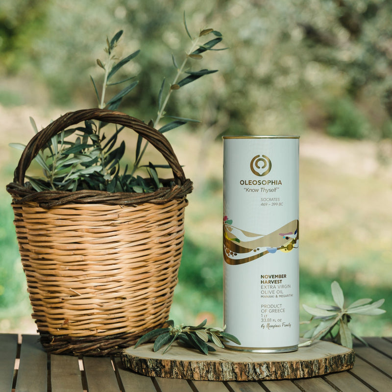 Greek Extra Virgin Olive Oil from Corinth with Manaki & Megaritiki olive varieties is ideal for everyday use: mild, fruity & aromatic! Buy Greek olive oil online for delivery across Australia.