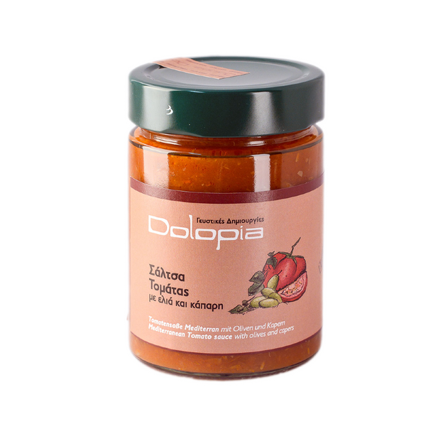 Mediterranean Tomato Sauce with Olives and Capers, 350gr