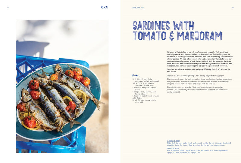 'OPA' is a word that captures the warmth of Greek culture and this cookbook by Helena & Vikki Moursellas. A word that best captures the heart of Greece's rich food culture and its recipes. Buy Greek coobooks from Grecian Purveyor today for delivery anywhere in Australia.