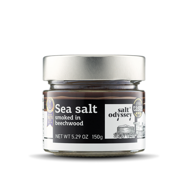 Buy the best smoked salt online. Gourmet salts in Sydney. Natural Fine Sea Salt Smoked In Beechwood