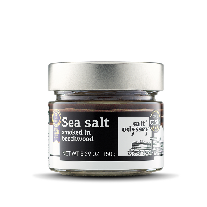 Buy the best smoked salt online. Gourmet salts in Sydney. Natural Fine Sea Salt Smoked In Beechwood