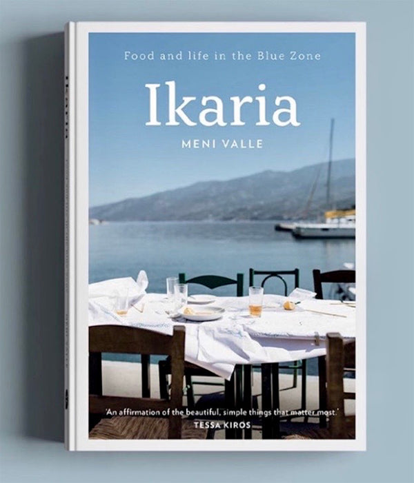 Greek Ikaria cookbook by Meni Valle buy online by Grecian Purveyor. Delivery in Australia, Sydney Melbourne, Brisbane, Adelaide, Canberra and Perth