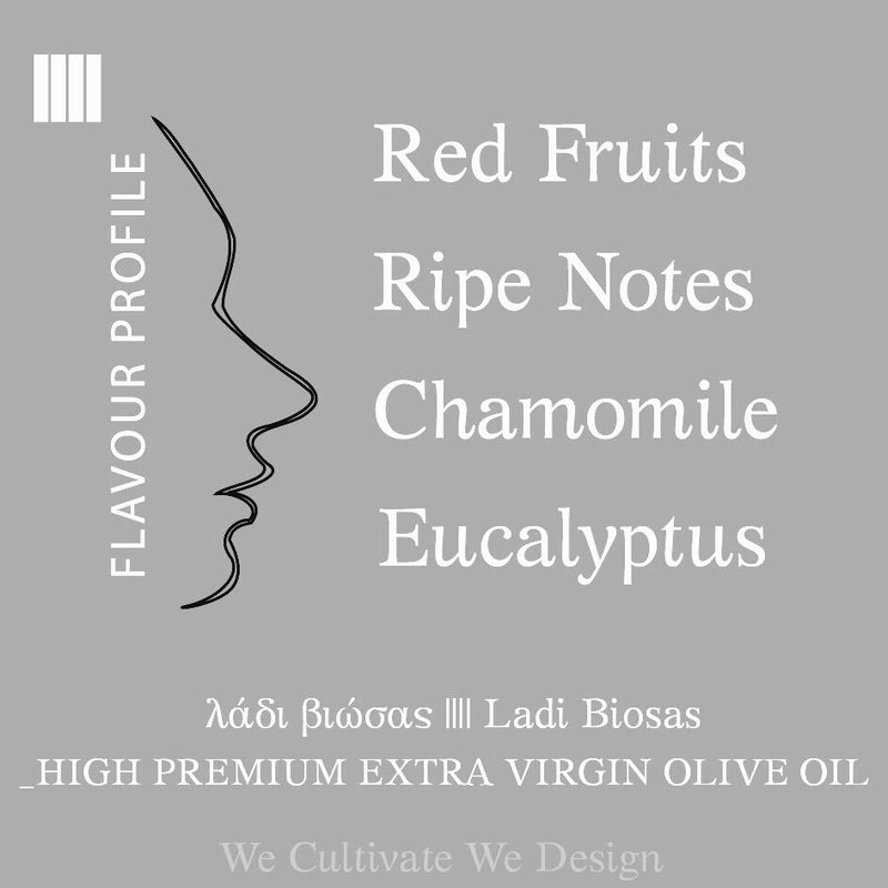 Organic Ultra Premium First Harvest Extra Virgin Olive Oil - Ladi Biosas, Kalamata