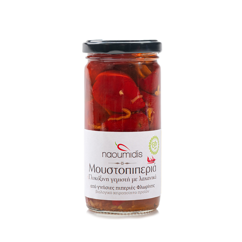 Organic Pickled Peppers stuffed with vegetables, 260gr