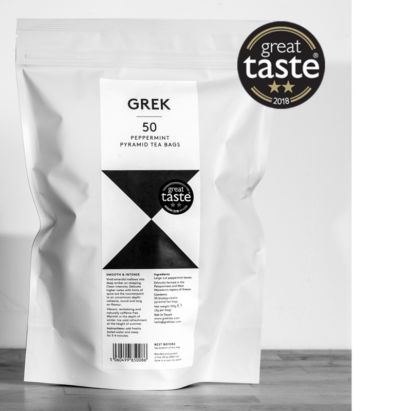 Premium Organic Greek Peppermint Tea