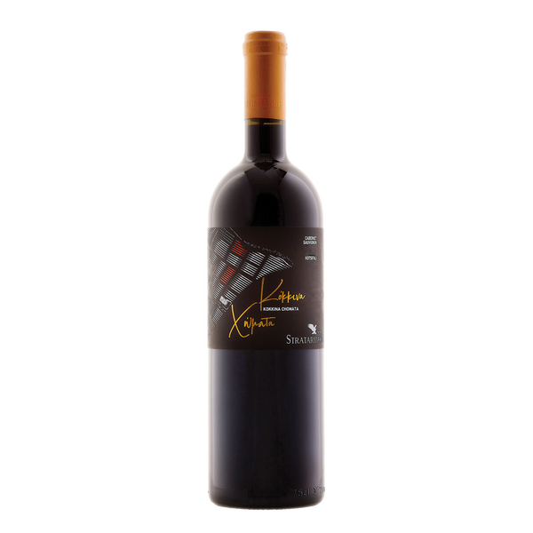 Buy Greek wine online in Australia. A great Greek red wine from Crete, a blend of local variety Kotsifali 50% and 50% Cabernet Sauvignon. Deep ruby-red colour, thick at sight with pithy taste. Fragrances of wood & red ripe fruits in a background of butterscotch & chocolate. Well-roasted, soft tannins & a long finish.