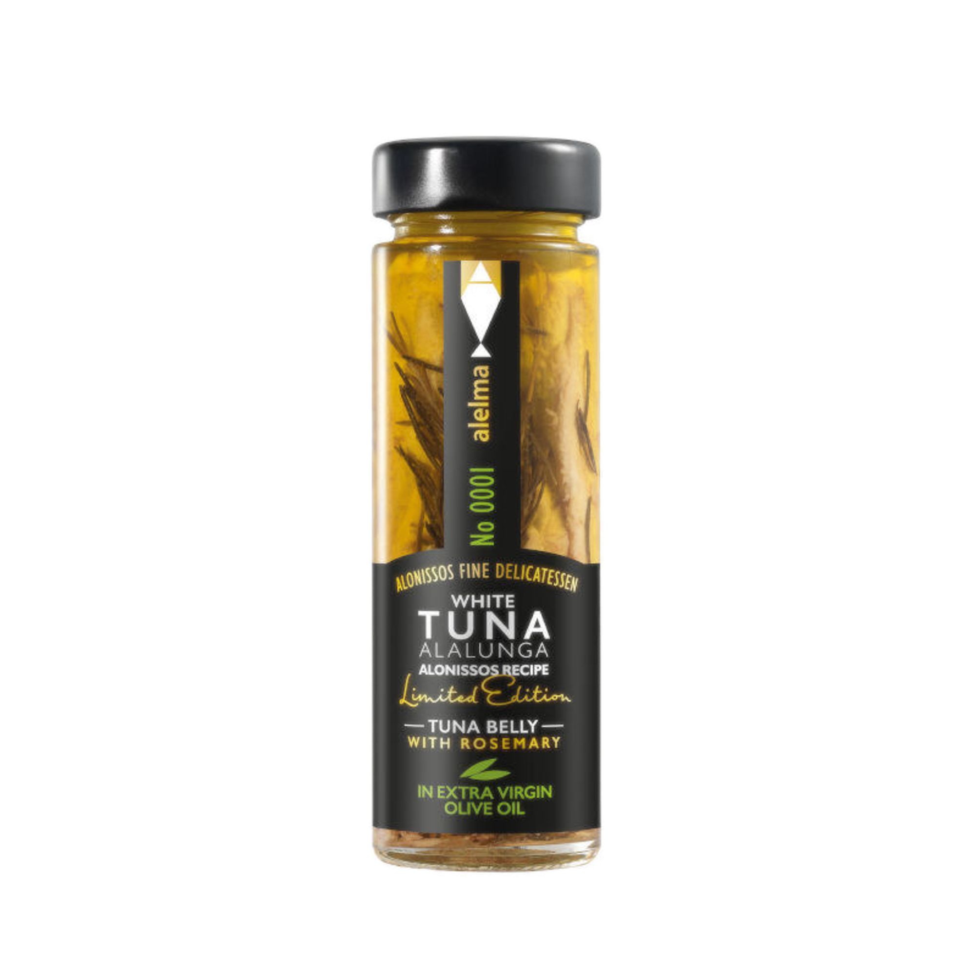 White Tuna Belly with Fresh Rosemary in Extra Virgin Olive Oil, Greece