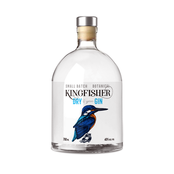 buy Cyprus gin, kingfisher. Best Greek gin and wine online.