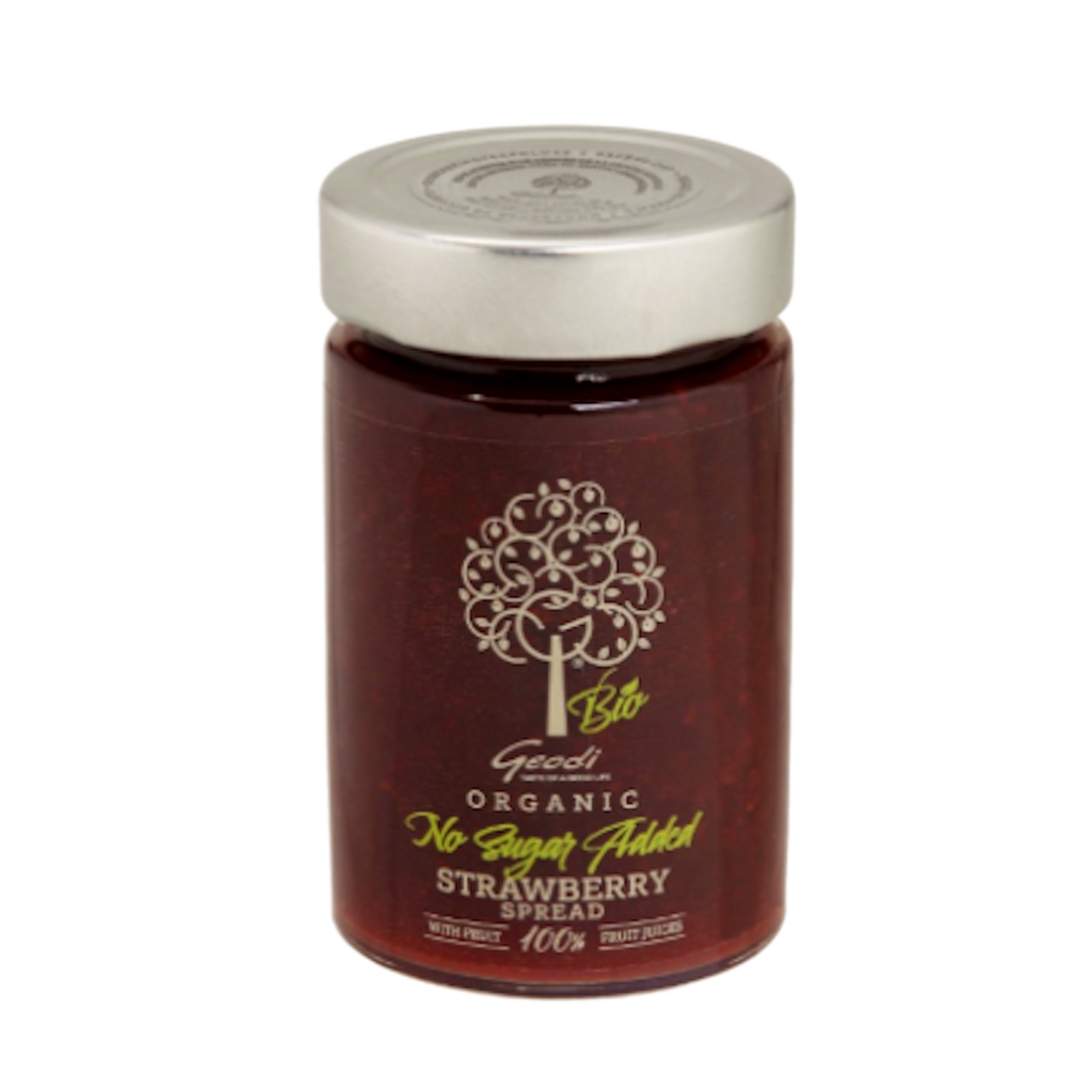 Sugar Free Organic Strawberry Jam – Grecian Purveyor, image size:1024x1024