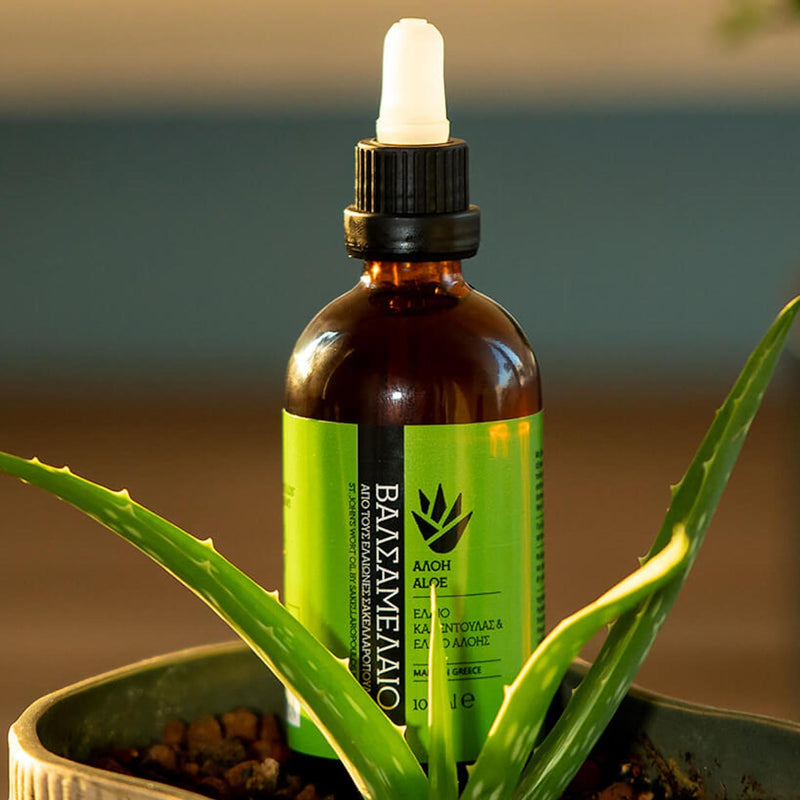 Naturally infused body oil based on St John's Wort Oil 100ml (Hypericum Perforatum) and enriched with calendula oil and aloe vera oil, which offer healing properties. Produced ethically by Sakellaropoulos Farms with organic olive oil in Greece. Buy this medicinal body oil for delivery to your door anywhere in Australia.