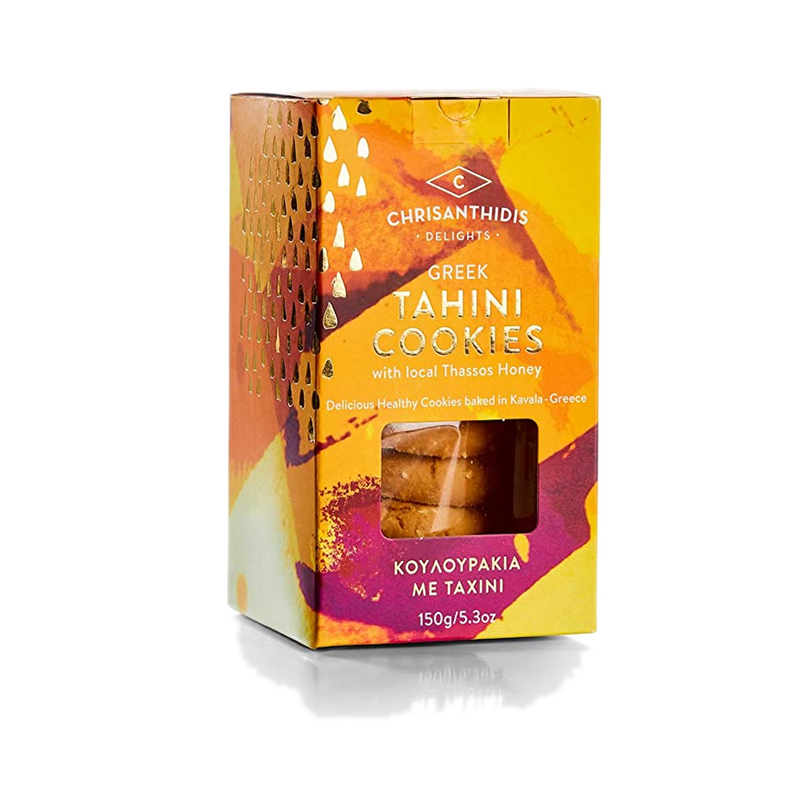 Greek tahini cookies, with 100% natural ingredients by the Chrisanthidis family. Highly nutritious Greek biscuits that can be enjoyed by itself, with your coffee or your favourite hot drink. Buy Greek sweets and biscuits online in Australia 