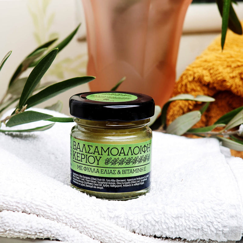 A natural bee wax cream with St John's Wort Oil 100ml - Hypericum Perforatum and olive leaves that is produced ethically and organically by Esthique with organic olive oil in Sparta, Greece. Buy this medicinal wax cream online for delivery to your door anywhere in Australia.